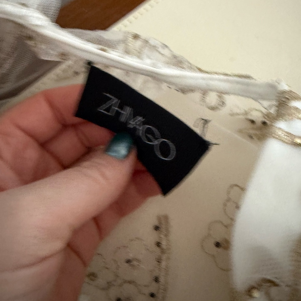Zhivago By the Way White Mini Wrap Dress 4 - Picture 9 of 9